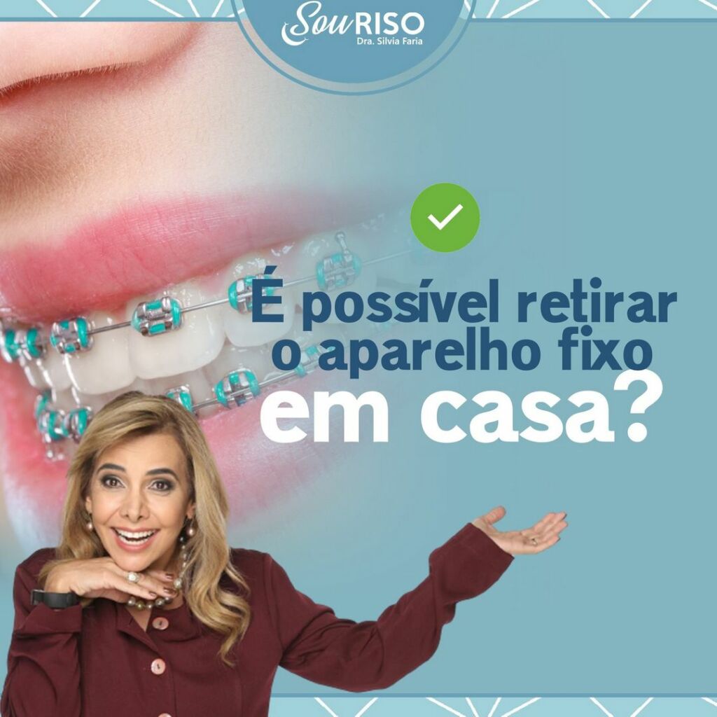 É possível retirar o aparelho fixo em casa?