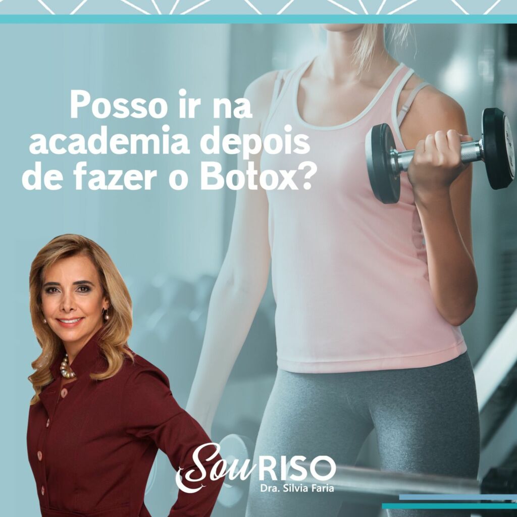 Posso ir na academia depois de fazer o Botox?