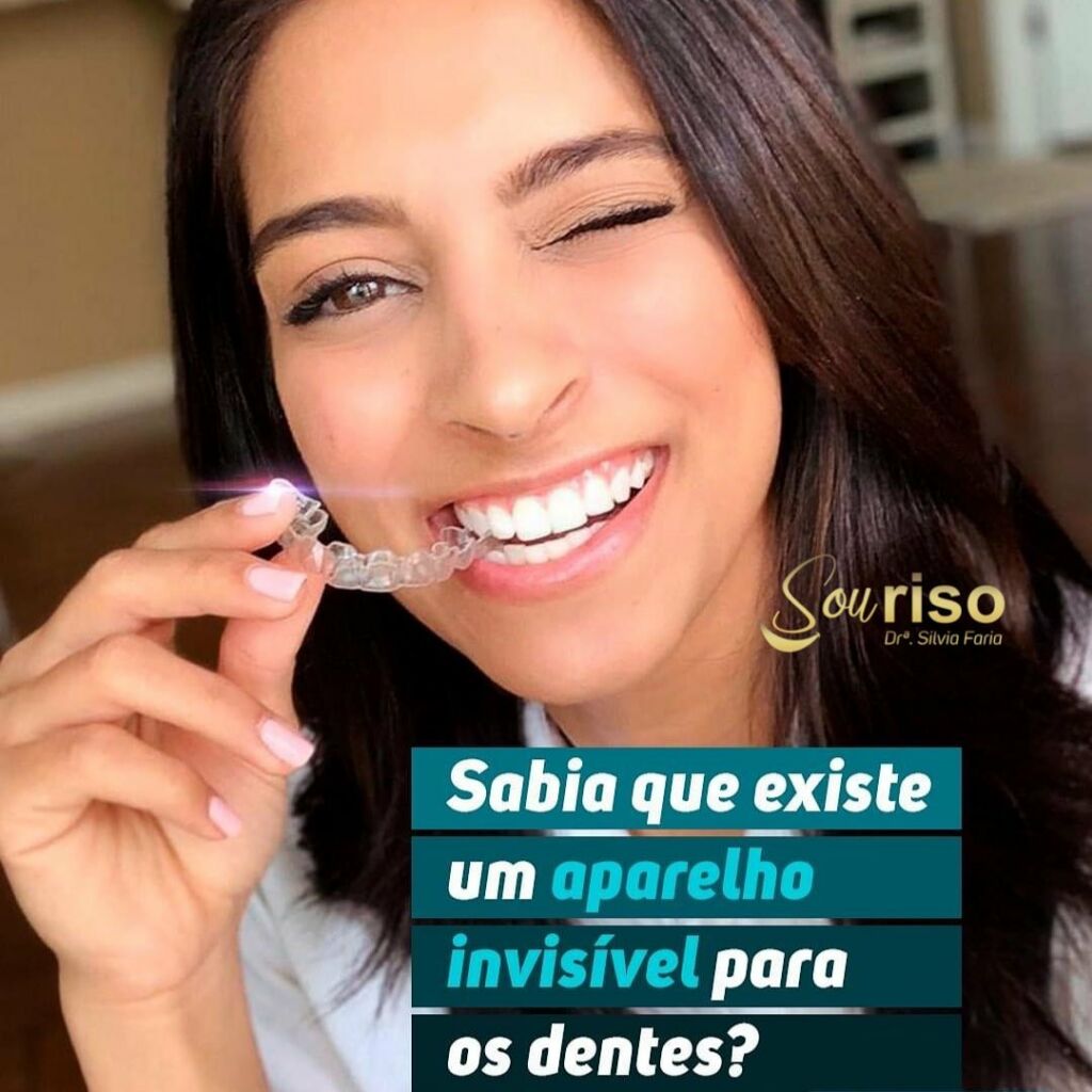 Sabia que existe um aparelho invisível para os dentes?