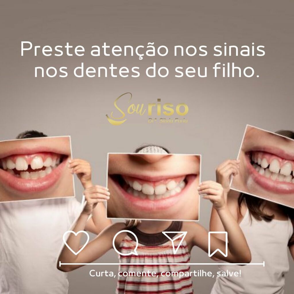 Preste atenção nos sinais nos dentes do seu filho