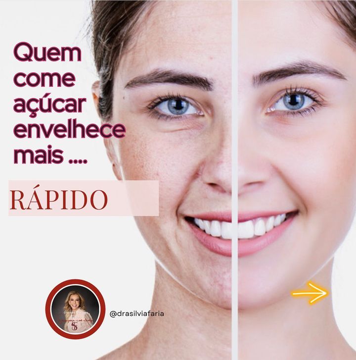 Quem come açúcar envelhece mais rápido?