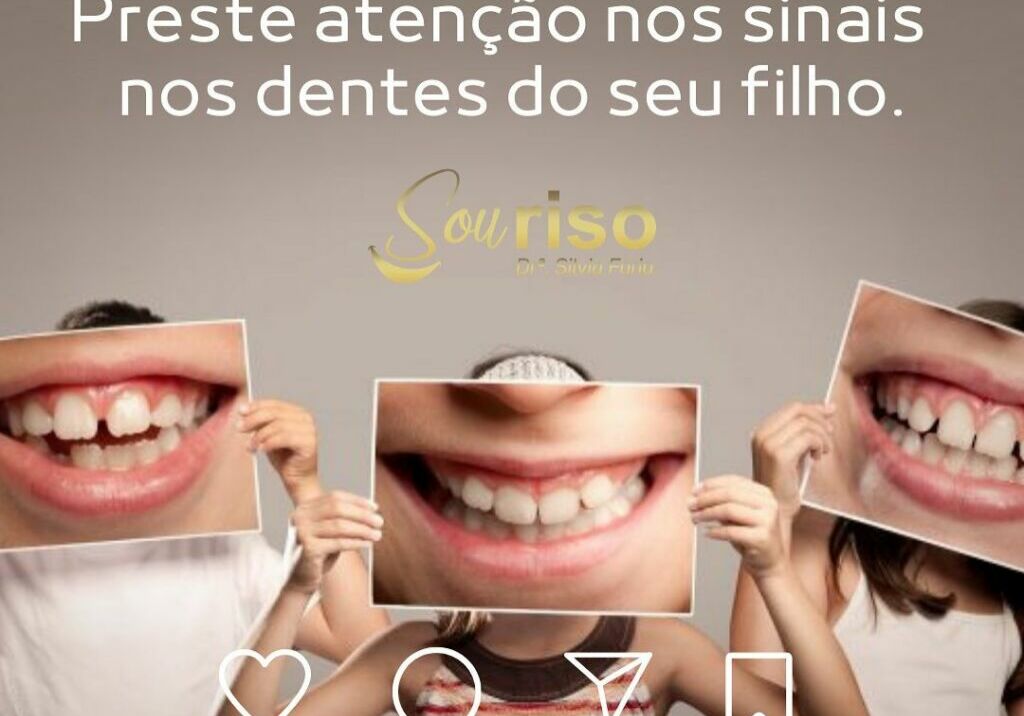 Preste atenção nos sinais nos dentes do seu filho