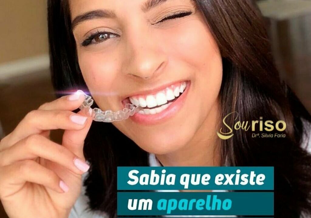 Sabia que existe um aparelho invisível para os dentes?